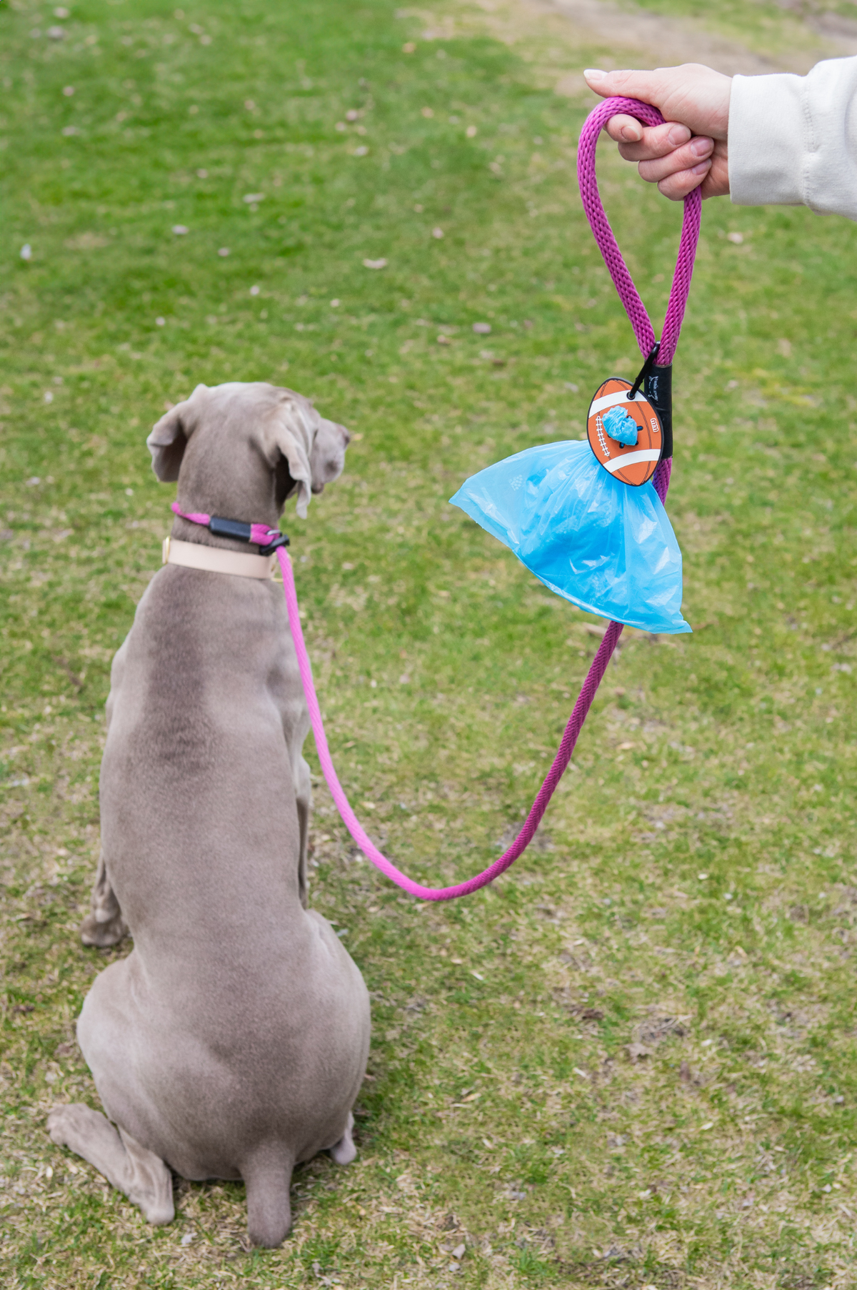 PRE-ORDER: Football Poopy Loop® Dog Waste Bag Holder