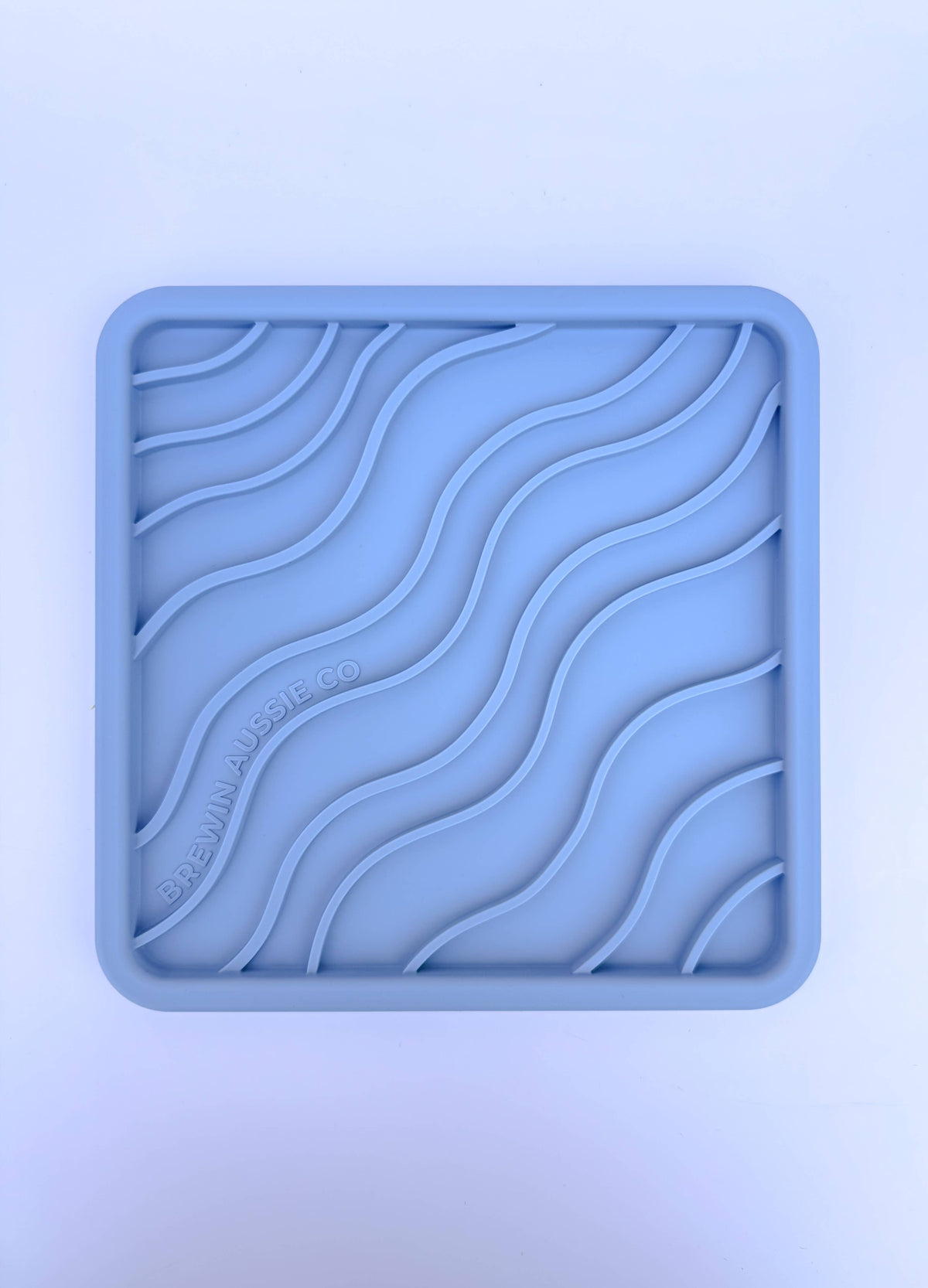 Dunes Lick Mat Lid - Blue Slate