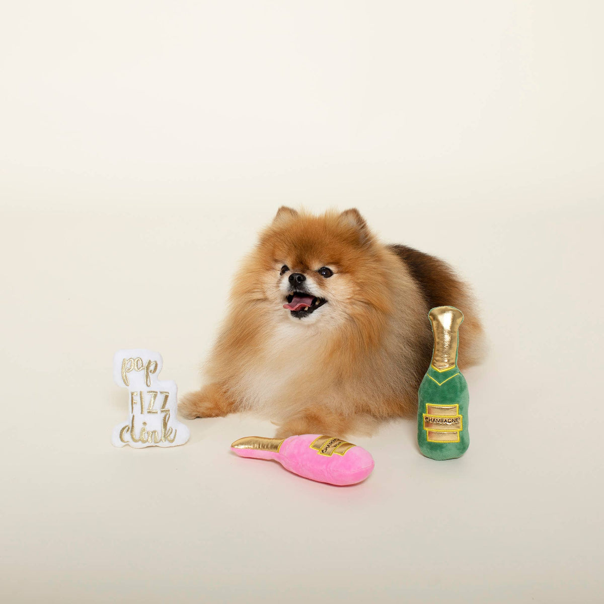 FEELIN' BUBBLY 3PC DOG TOY SET
